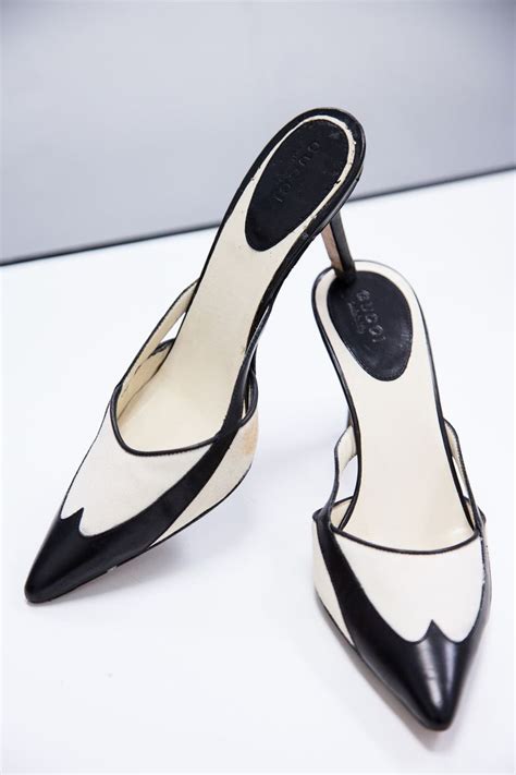 gucci closed toe pumps|Gucci kitten heel pumps.